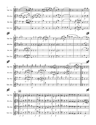 Mozart String Quartet No. 5 in F major, KV 158 (for Saxophone Quartet SATB) Woodwind Ensemble scores gallery preview page 3