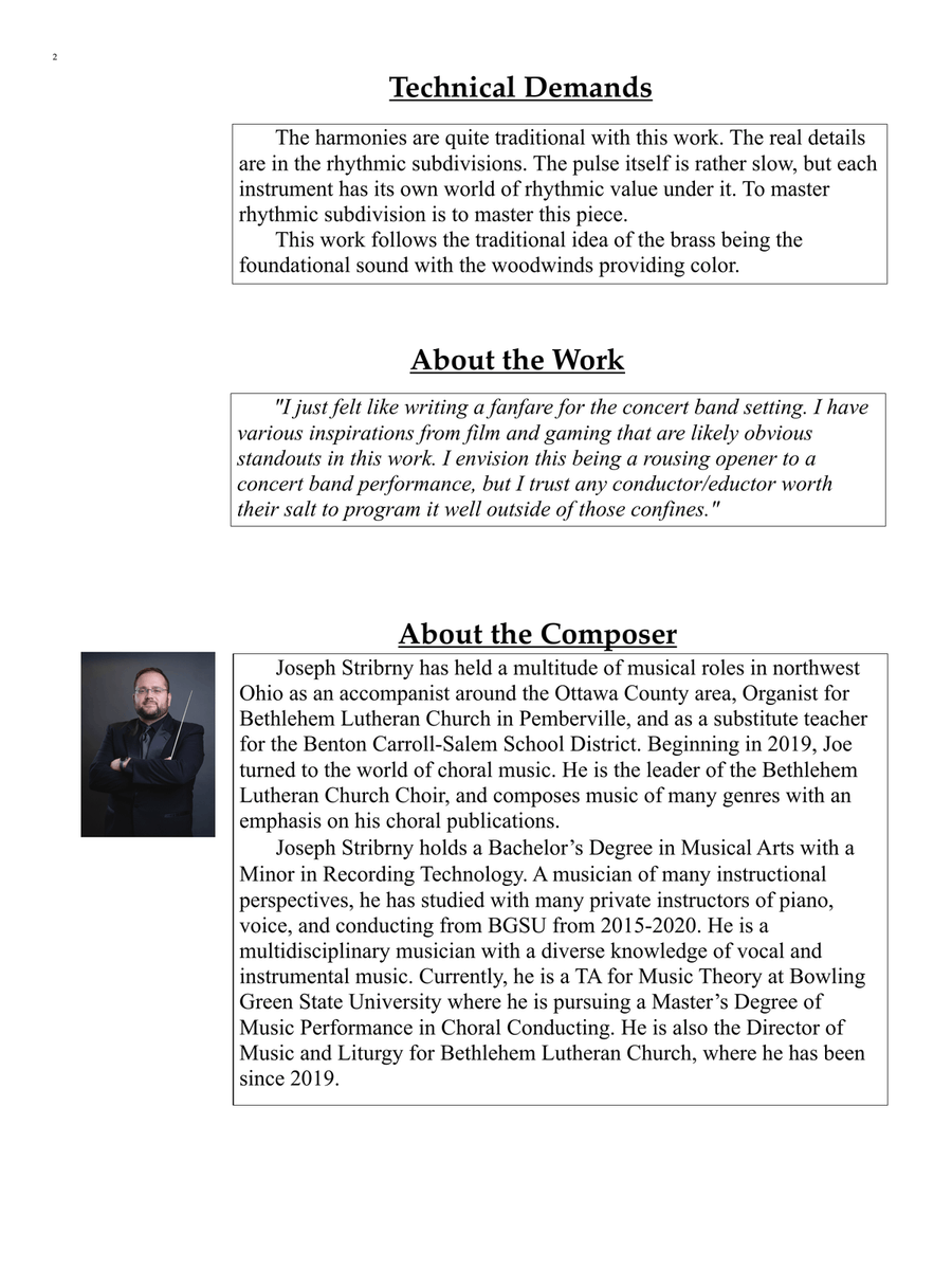Concert Fanfare Concert Band - Digital Sheet Music page 2