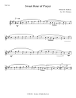 Sweet Hour of Prayer (Alto Sax Solo)