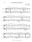 Sweet Hour of Prayer (Alto Sax Duet)
