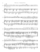 Ode to Joy (Bass Clarinet & Piano) Bass Clarinet scores gallery preview page 4