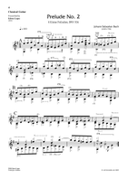 Six Kleine Präludien, BWV 933 to BWV 938 Classical Guitar scores gallery preview page 3
