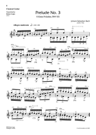 Six Kleine Präludien, BWV 933 to BWV 938 Classical Guitar scores gallery preview page 5