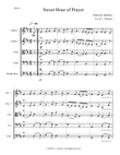 Sweet Hour of Prayer (String Orchestra or Quintet)