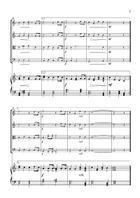Up From the Grave He Arose – String Quartet and Piano (C major) Small Ensemble scores gallery preview page 3