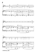 G. Fauré-Une Sainte en son aureole,in E Major Piano, Vocal scores gallery preview page 4