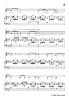 G. Fauré-L'aube blanche,in A Major Piano, Vocal scores gallery preview page 3