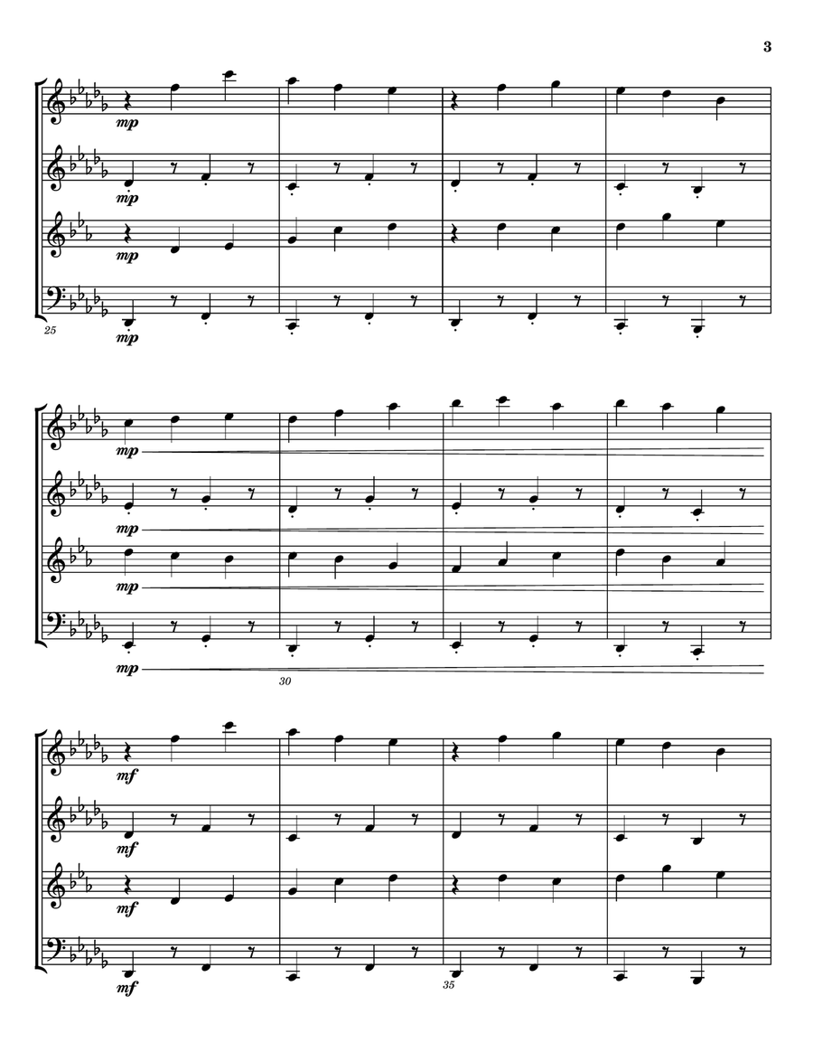 Fernweh Woodwind Quartet - Digital Sheet Music page 3