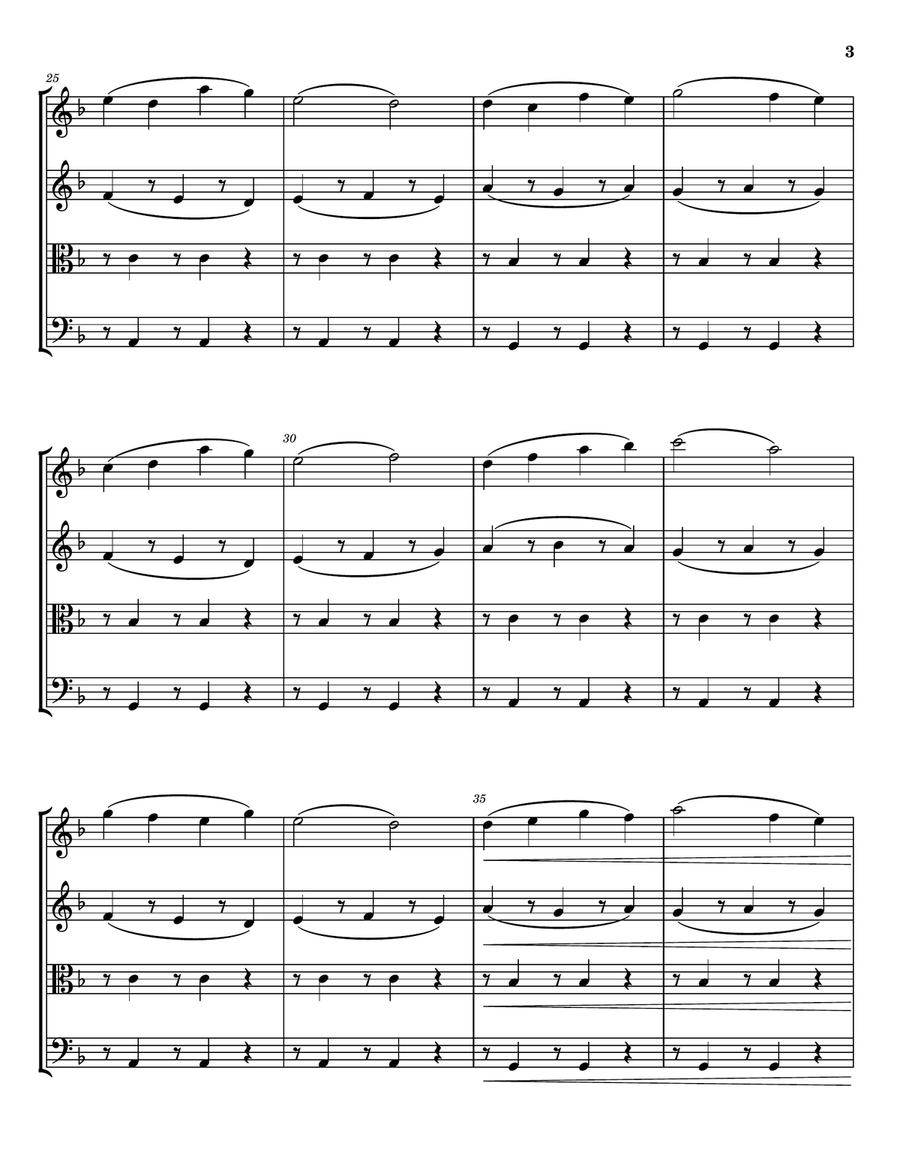 Zerrissenheit String Quartet - Digital Sheet Music page 3