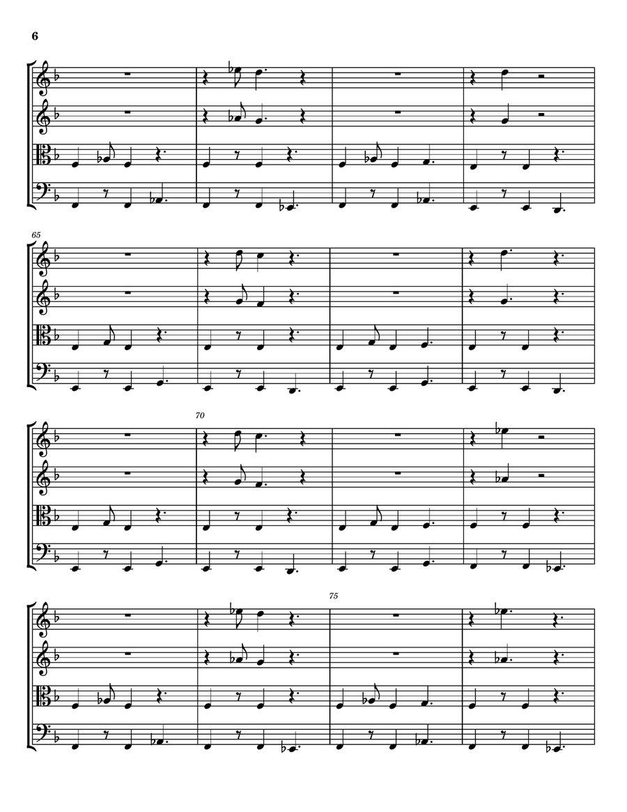 Zerrissenheit String Quartet - Digital Sheet Music page 6