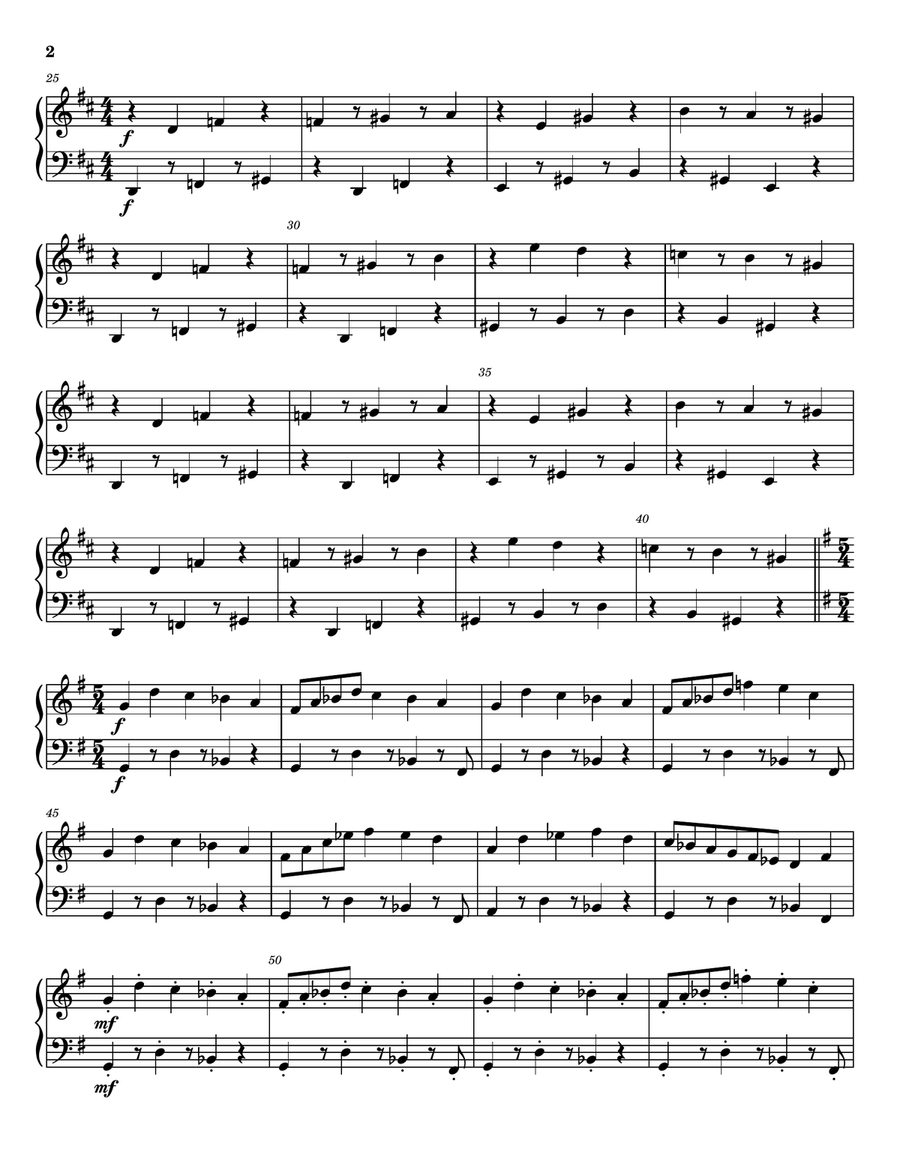 Stop Rhythm Piano Solo - Digital Sheet Music page 2