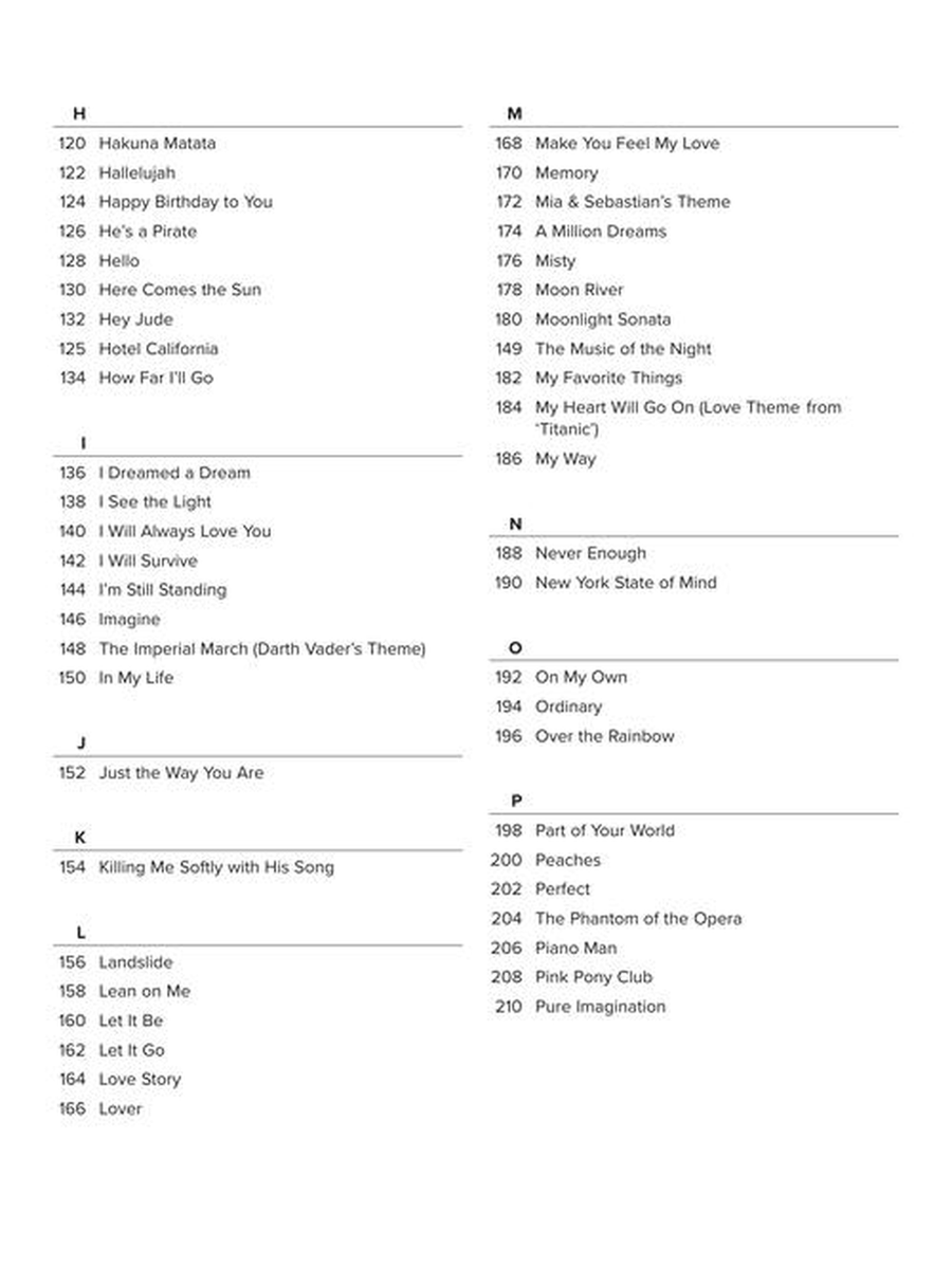 Super Easy Fake Book by Various Piano - Sheet Music page 4