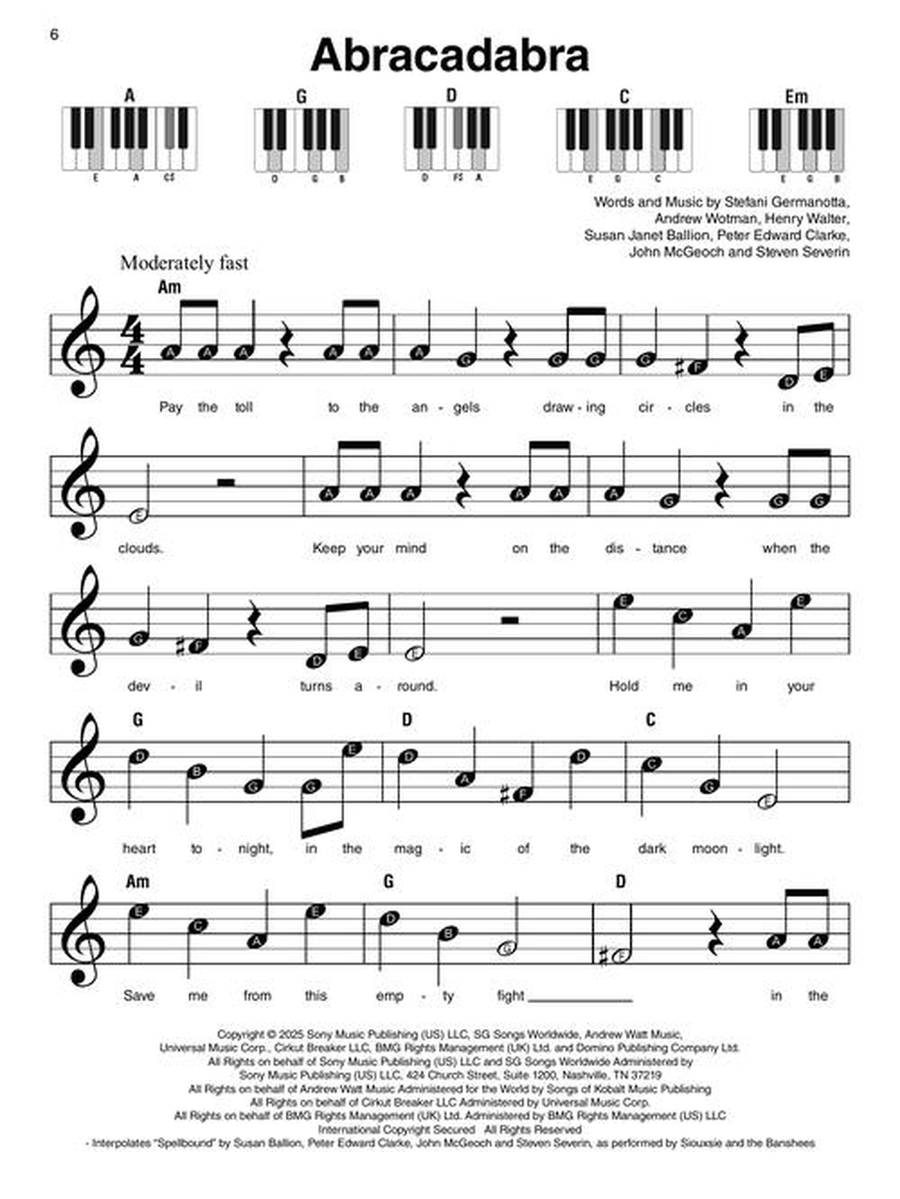 Super Easy Fake Book by Various Piano - Sheet Music page 6