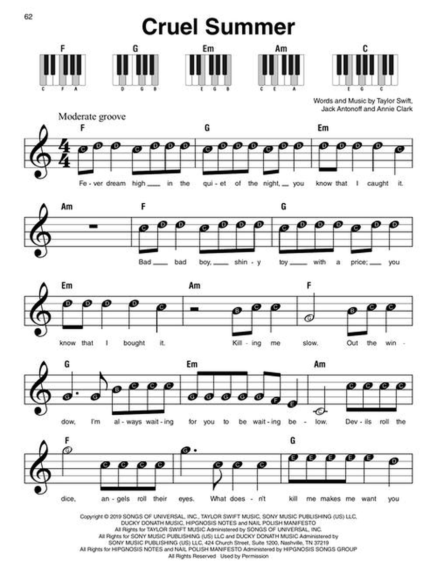 Super Easy Fake Book by Various Piano - Sheet Music page 7