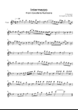 Intermezzo from Cavalleria Rusticana -Flute in D - Easy/Intermediate