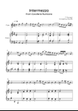 Intermezzo from Cavalleria Rusticana - Flute & Piano in C - Easy/Intermediate