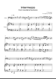 Intermezzo from Cavalleria Rusticana - Cello & Piano in D - Easy/Intermediate