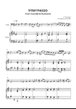 Intermezzo from Cavalleria Rusticana - Cello & Piano in C - Easy/Intermediate