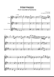 Intermezzo from Cavalleria Rusticana - Woodwind Trio in D - Easy/Intermediate