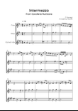 Intermezzo from Cavalleria Rusticana - Woodwind Trio in G - Easy/Intermediate