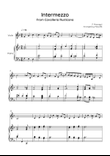 Intermezzo from Cavalleria Rusticana - Violin & Piano in F - Easy/Intermediate
