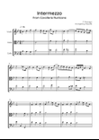 Intermezzo from Cavalleria Rusticana - String Trio in Bb - Easy/Intermediate