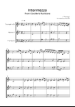 Intermezzo from Cavalleria Rusticana - Brass Trio in Eb - Easy/Intermediate