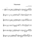 Träumerei - Flute in F - Easy/Intermediate