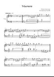Träumerei -Piano in Bb - Easy/Intermediate