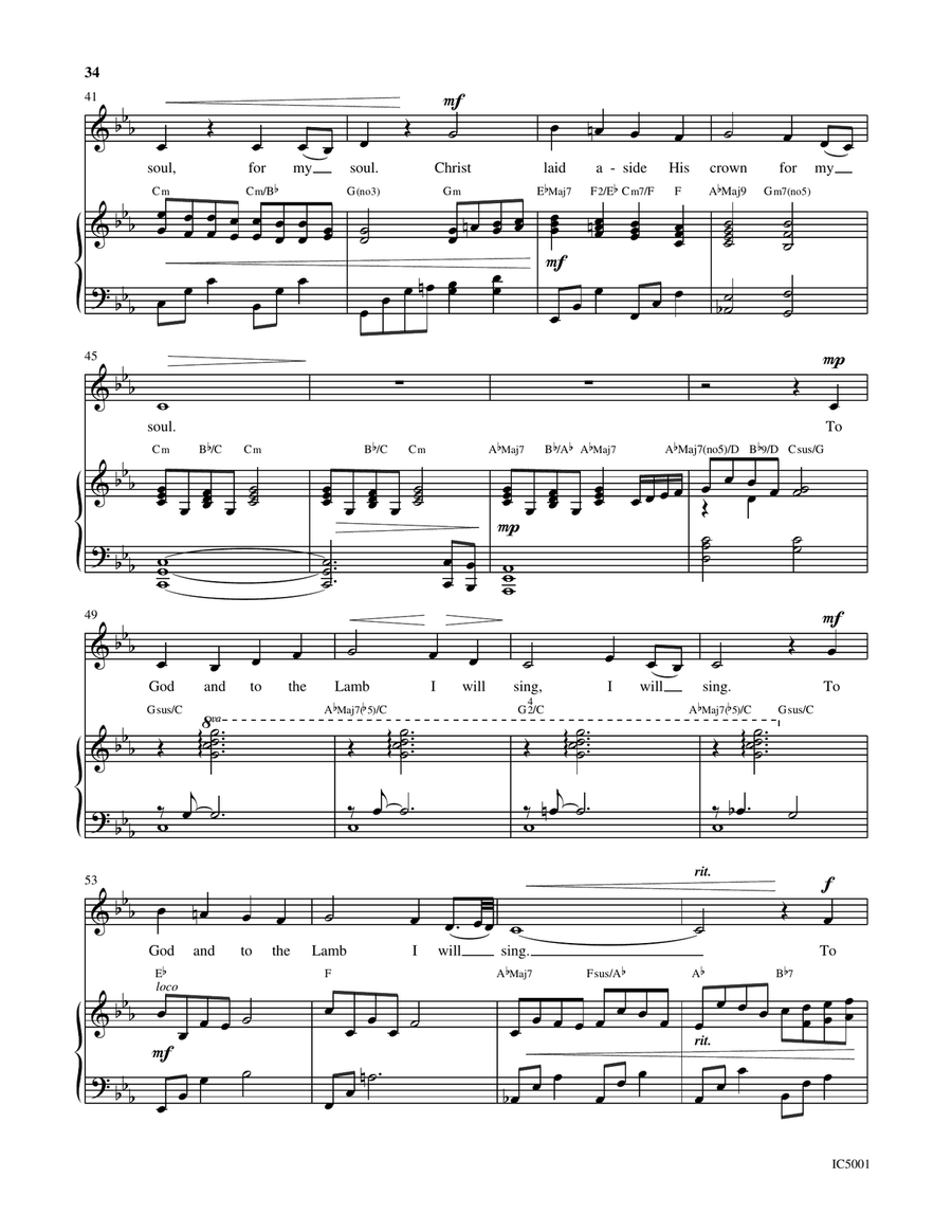What Wondrous Love Is This by Patti Drennan Voice - Digital Sheet Music page 4