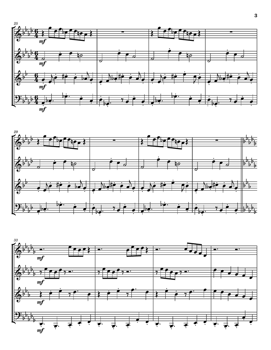It's Nothing Woodwind Quartet - Digital Sheet Music page 3