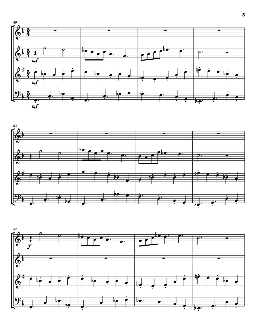 It's Nothing Woodwind Quartet - Digital Sheet Music page 5