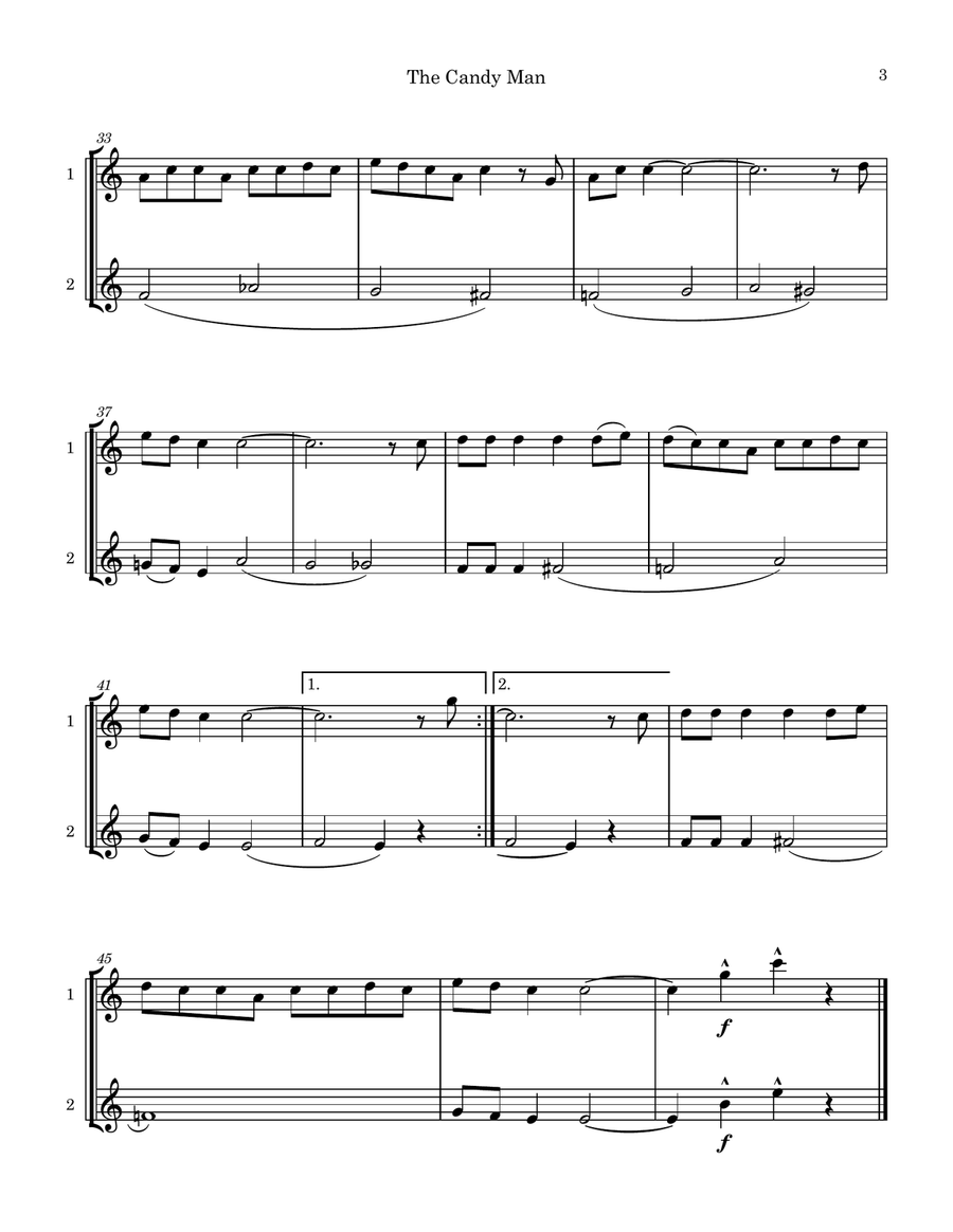 The Candy Man by Sammy Davis Jr. Tenor Saxophone - Digital Sheet Music page 3