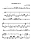 Sicilienne Op. 78 - Flute in C - Intermediate