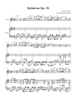 Sicilienne Op. 78 - Flute in F - Intermediate