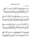 Sicilienne Op. 78 - Piano in C - Intermediate