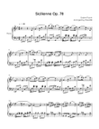 Sicilienne Op. 78 - Piano in Bb - Intermediate