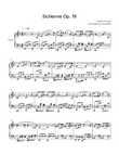 Sicilienne Op. 78 - Piano in F - Intermediate