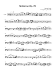 Sicilienne Op. 78 - Cello in D - Intermediate