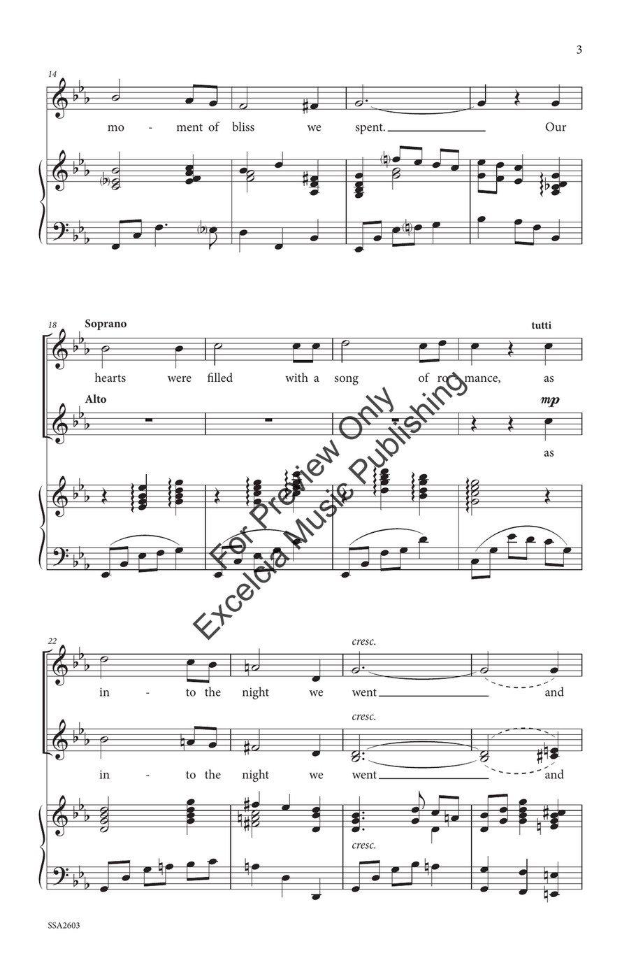The Song is Ended (SSAA) by Irving Berlin SSAA - Sheet Music page 4