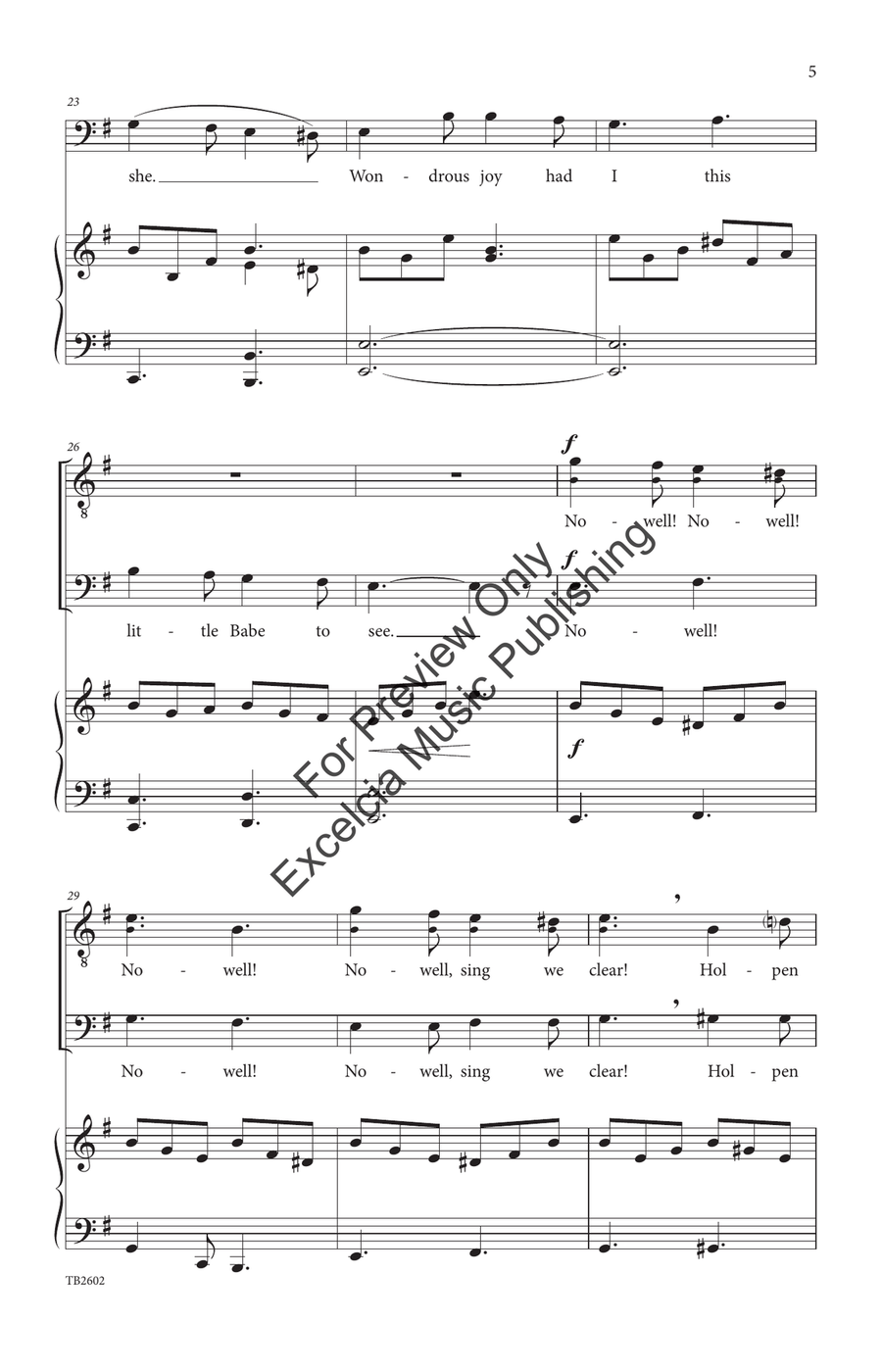 Masters in This Hall (TB) by Traditional TTB - Sheet Music page 6