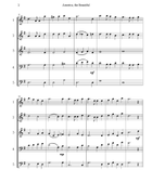 America, the Beautiful - Flute Quintet Woodwind Quintet scores gallery preview page 3