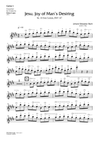 Jesu, Joy of Man's Desiring, BWV 147 (Guitar Quartet) Guitar Ensemble scores gallery preview page 6
