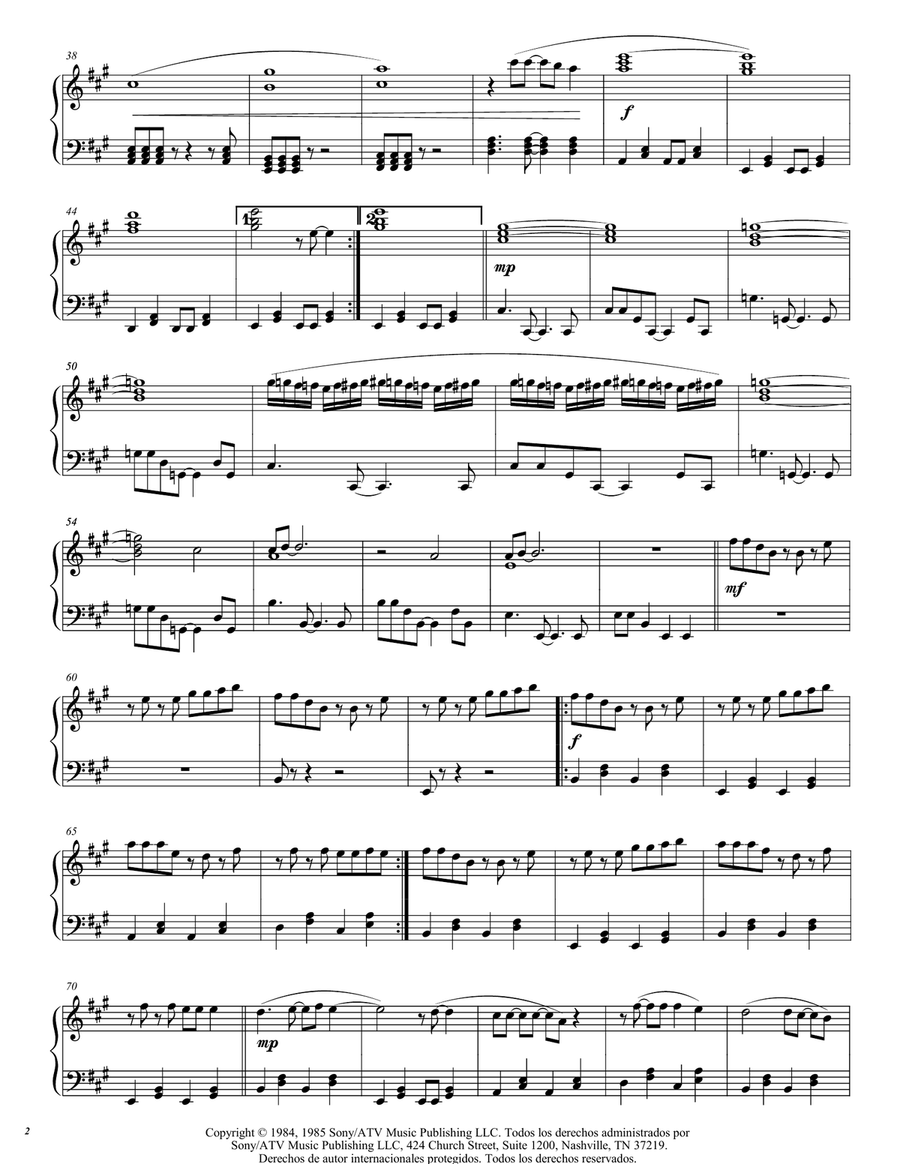 Take On Me by a-ha Easy Piano - Digital Sheet Music page 2