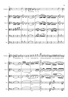 W.A.Mozart: Porgi amor. Full Score and Parts Set. Arranged for String Orchestra or String Quintet String Orchestra scores gallery preview page 3