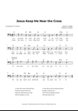 Jesus Keep Me Near the Cross (Key of D-Flat Major)