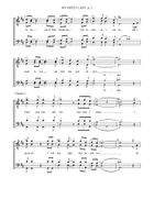 My Sweet Lady TTBB scores gallery preview page 3