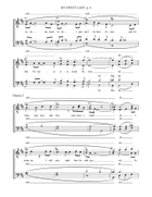 My Sweet Lady TTBB scores gallery preview page 5