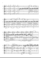 String Quartet No. 1, Movement I (1 Aug 2022 – 22 Sep 2022) (Full Score & Parts) String Quartet scores gallery preview page 4