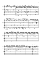 String Quartet No. 1, Movement I (1 Aug 2022 – 22 Sep 2022) (Full Score & Parts) String Quartet scores gallery preview page 5